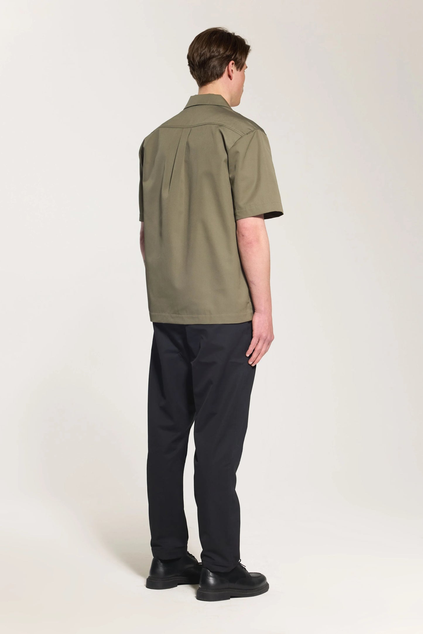Smör Camp-Collar Jacket Olive