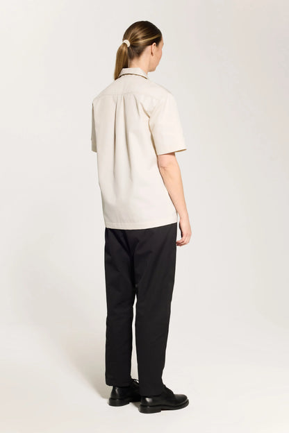 Smör Camp-Collar Jacket Tan