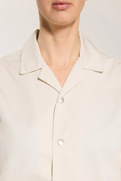 Smör Camp-Collar Jacket Tan