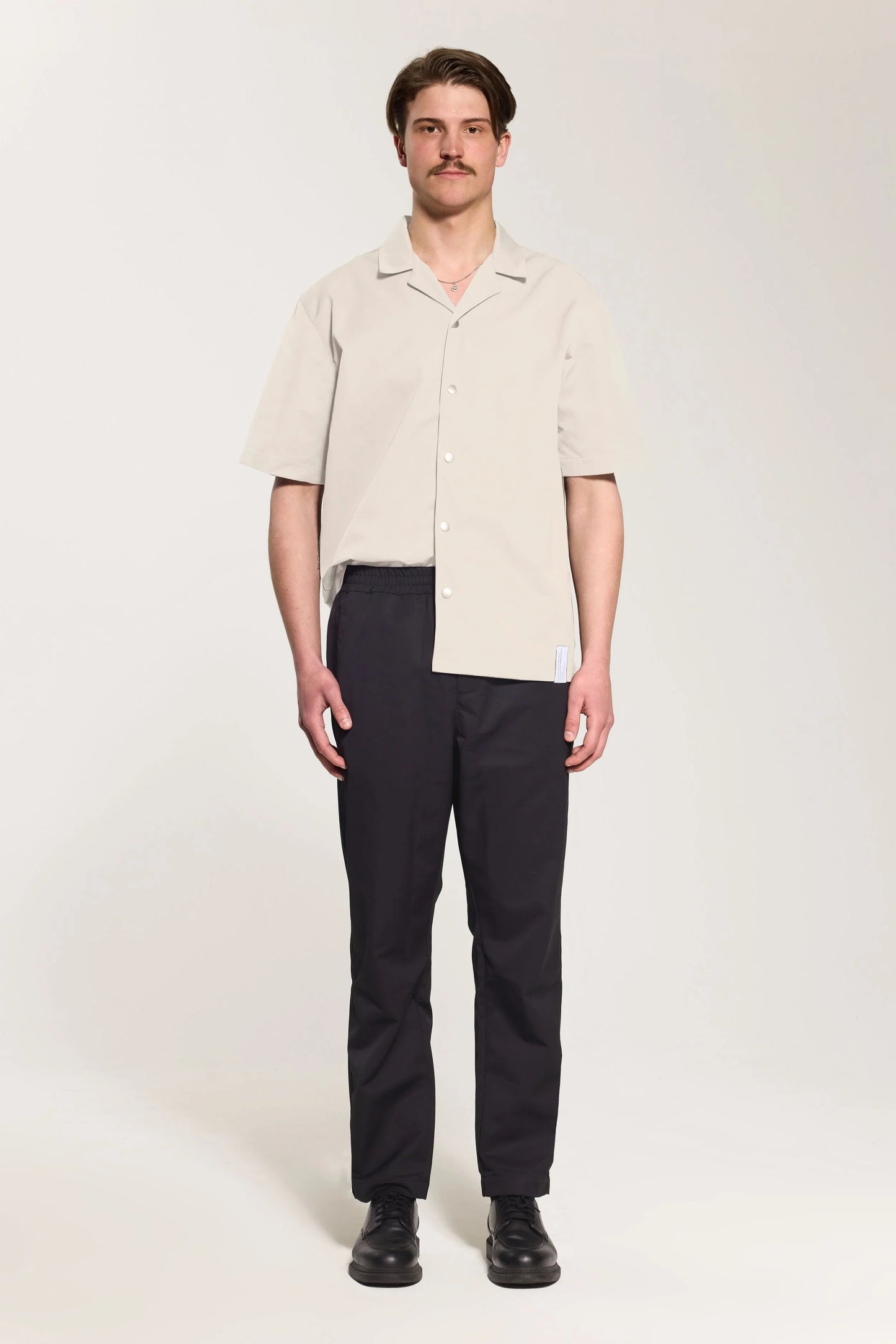 Smör Camp-Collar Jacket Tan