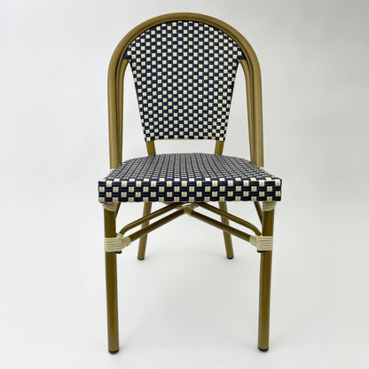 French Bistro Chair Blue 2-p