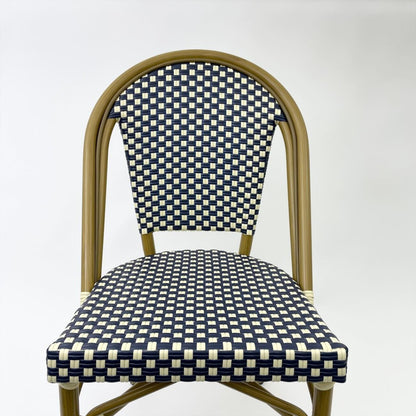 French Bistro Chair Blue 2-p