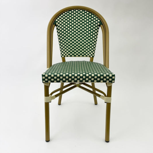 French Bistro Chair Green 2-p