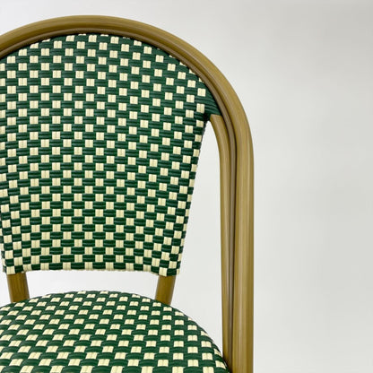 French Bistro Chair Green 2-p