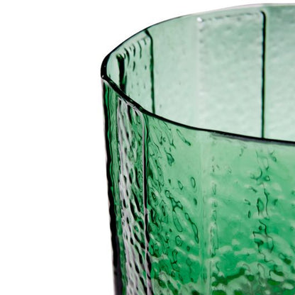 Vase rond vert émeraude