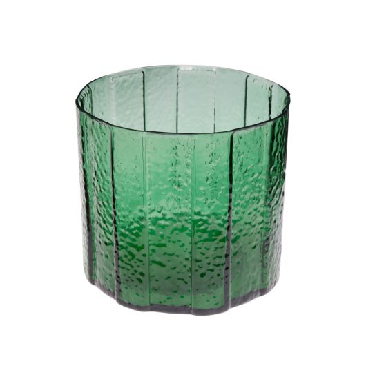 Vase rond vert émeraude