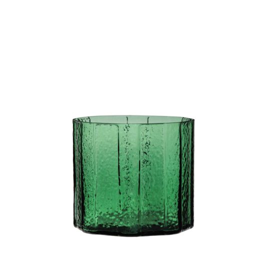 Vase rond vert émeraude