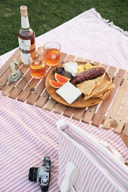 Beach Blanket Pink Stripe