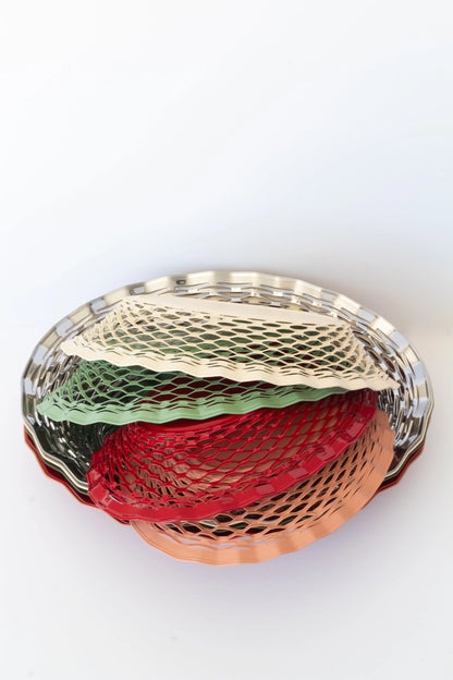 Bread Basket Medium Red