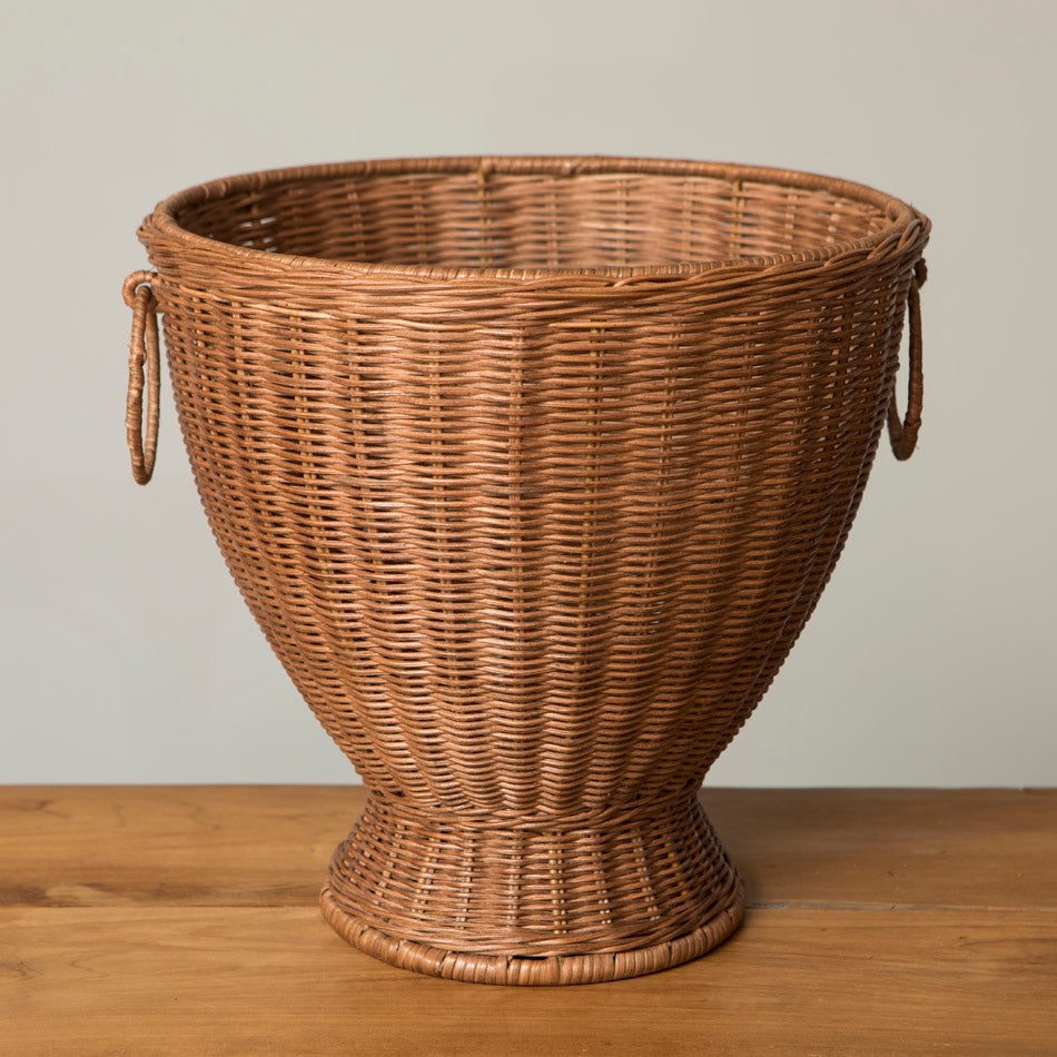 Vase en rotin Ornella marron
