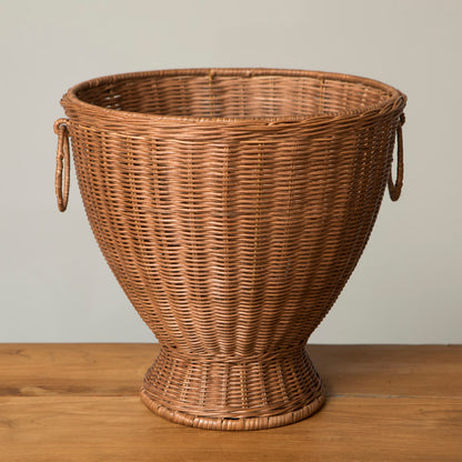 Vase en rotin Ornella marron
