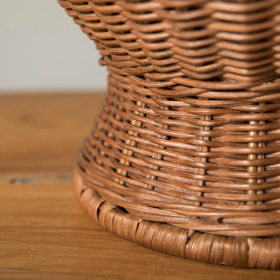 Vase en rotin Ornella marron