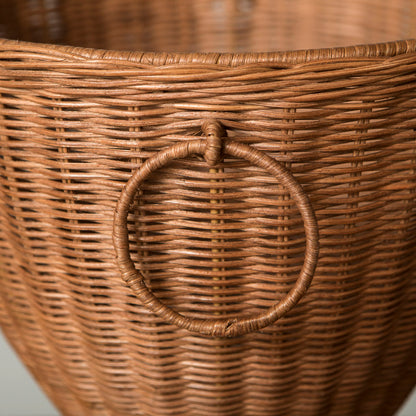 Vase en rotin Ornella marron