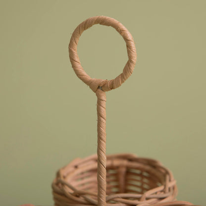 Rattan Cutlery Caddy