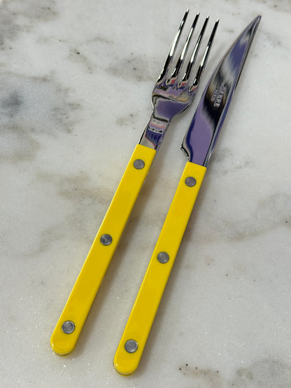 Sabre Cutlery Set Yellow