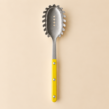 Cuillère à spaghetti vintage Sabre Paris jaune