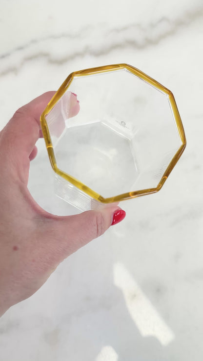 Octave Water Glass Amber