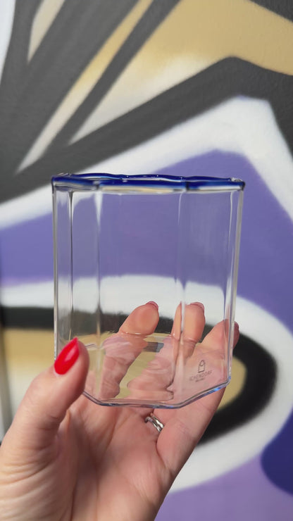 Octave Water Glass Blue