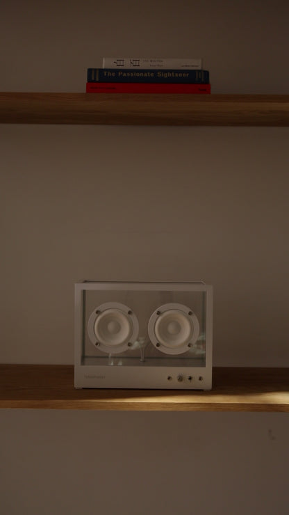 TRANSPARENT Small Speaker White