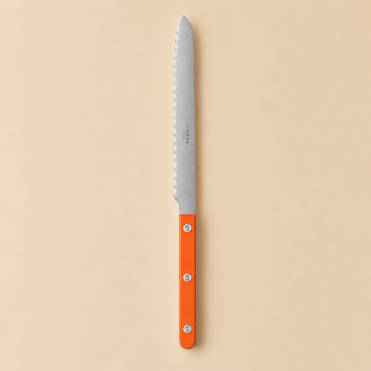 Sabre Paris Vintage Bread Knife Orange