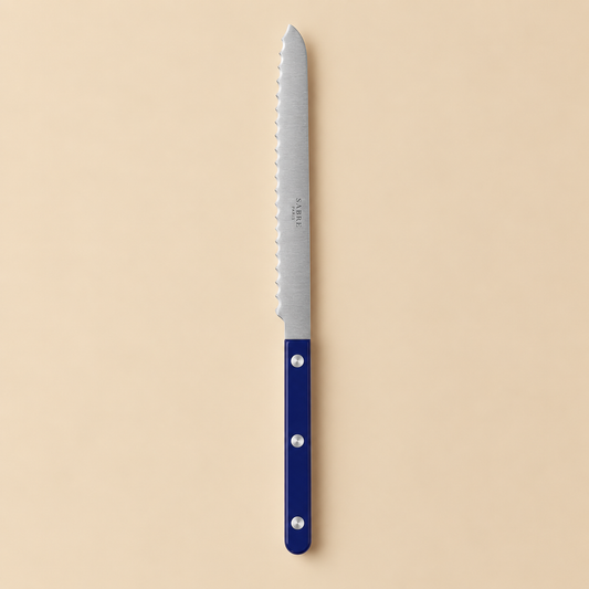 Sabre Paris Vintage Bread Knife Navy Blue