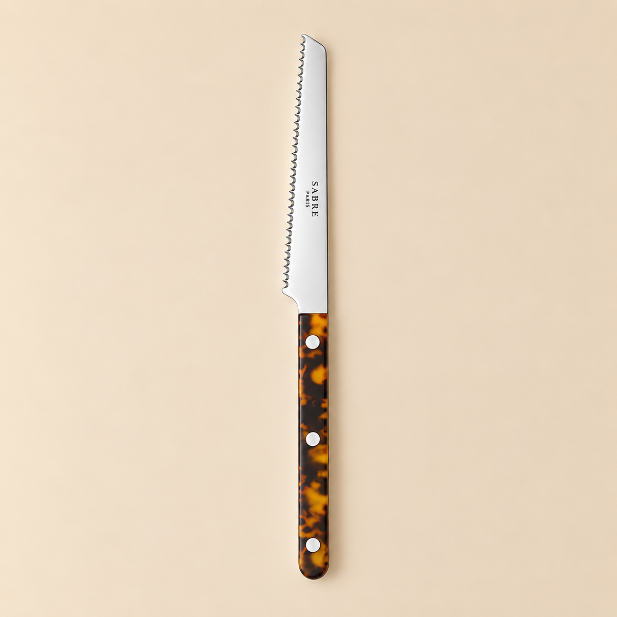Sabre Paris Tomato Knife Faux Tortoise