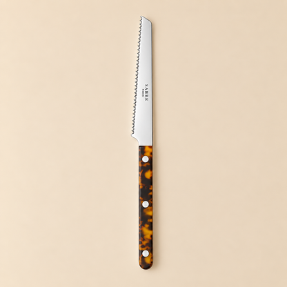 Sabre Paris Tomato Knife Faux Tortoise