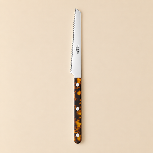 Sabre Paris Tomato Knife Faux Tortoise