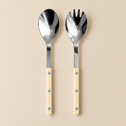 Sabre Paris Salad Cutlery Set Ivory