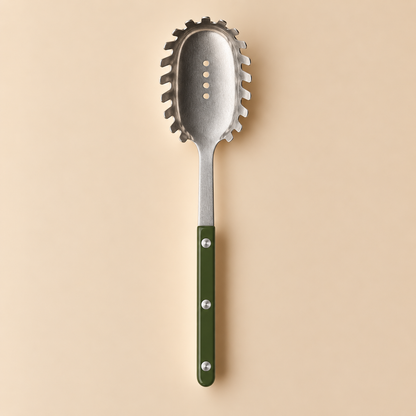 Sabre Paris Vintage Spaghetti Spoon Dark Green