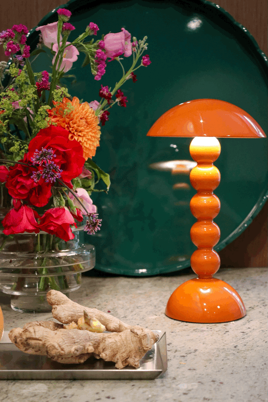 Bobbin LED Lamp Orange