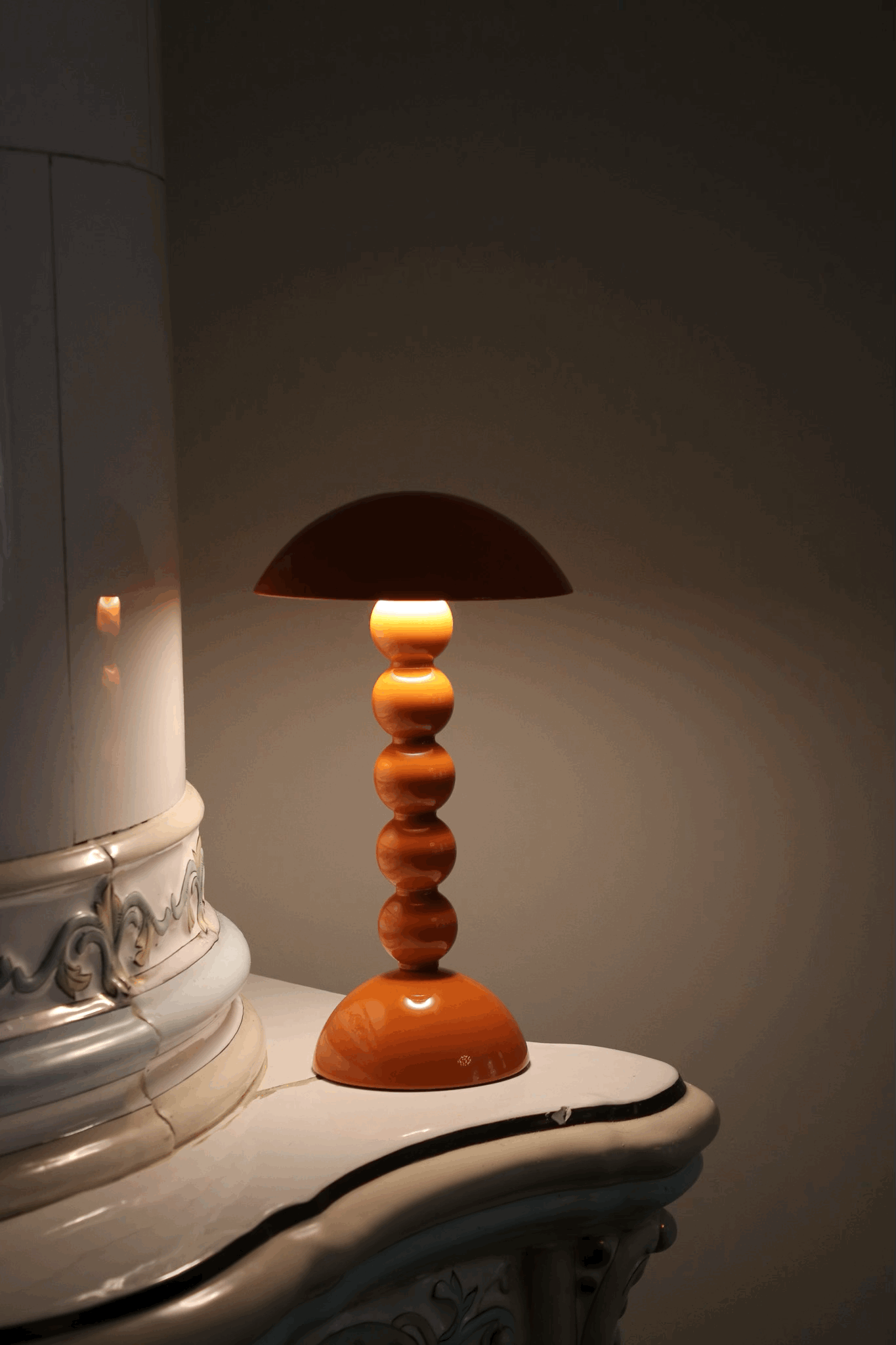 Bobbin LED Lamp Orange