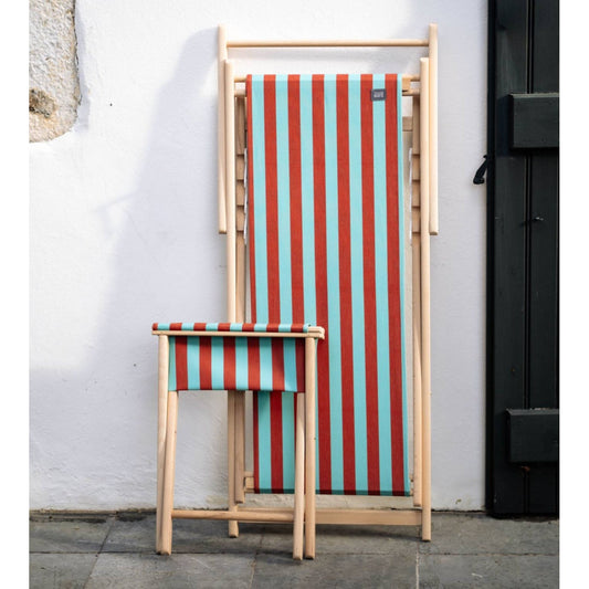Deckchair wood Biarritz