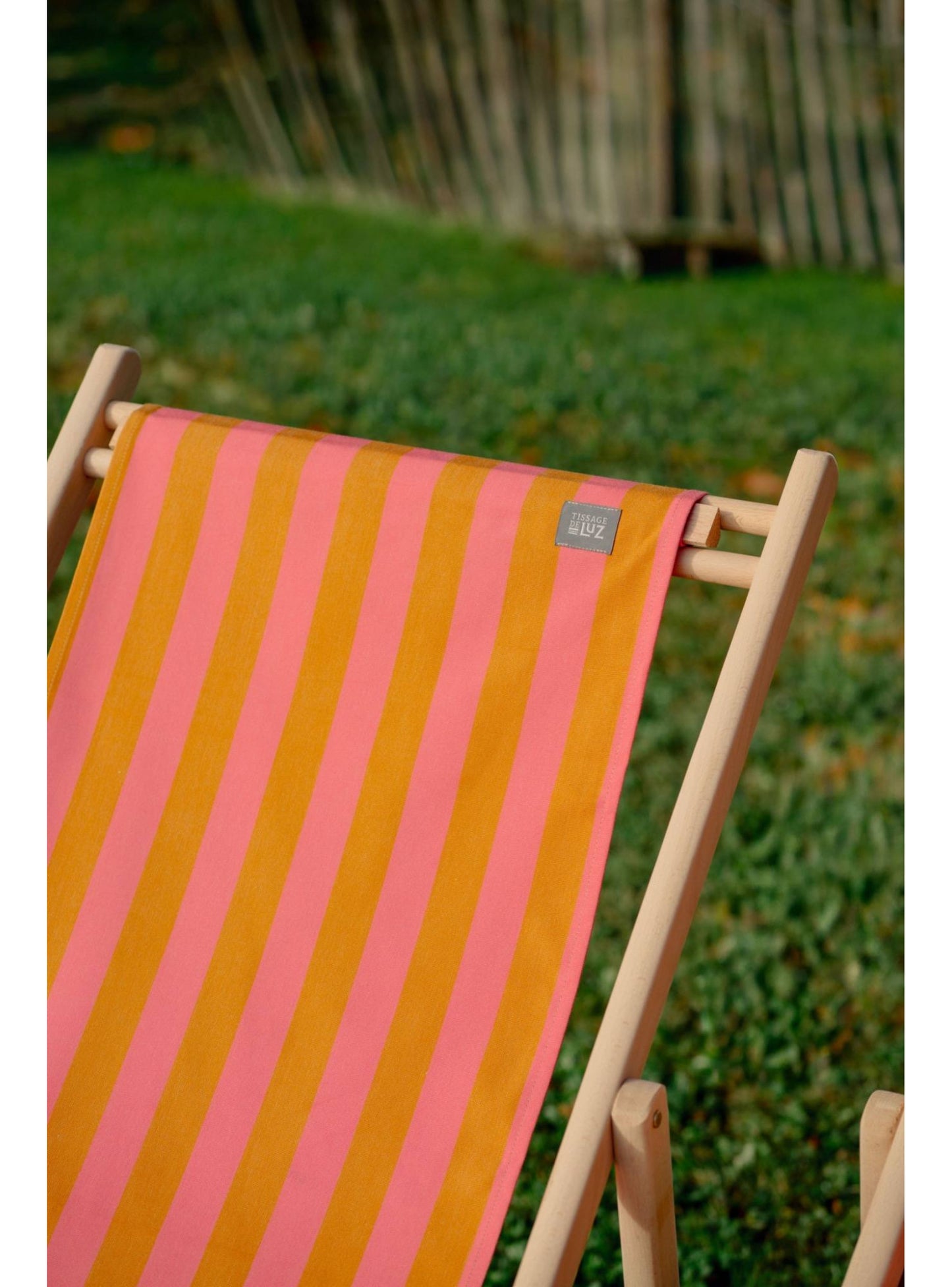 Deckchair wood Hendaye