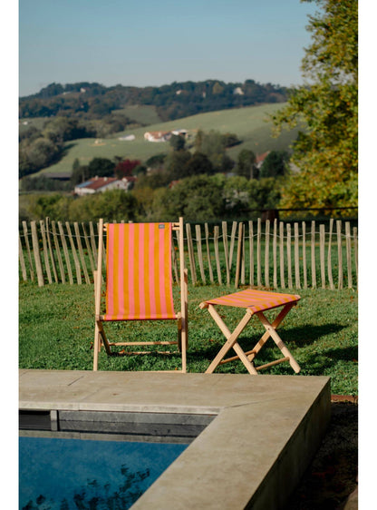 Deckchair wood Hendaye