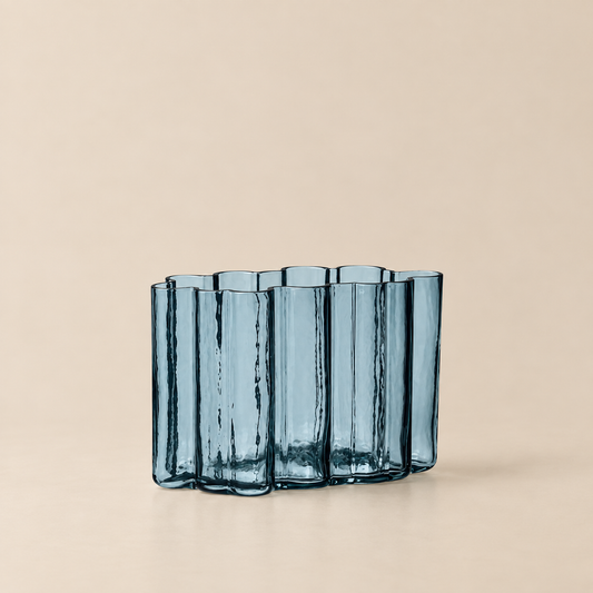 Umber Vase Blue